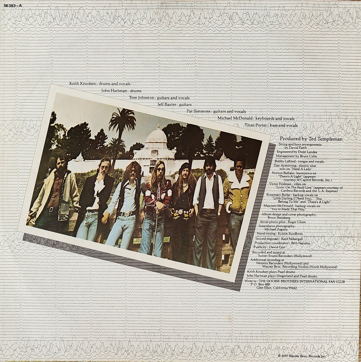 THE DOOBIE BROTHERS - Livin' On The Fault Line
