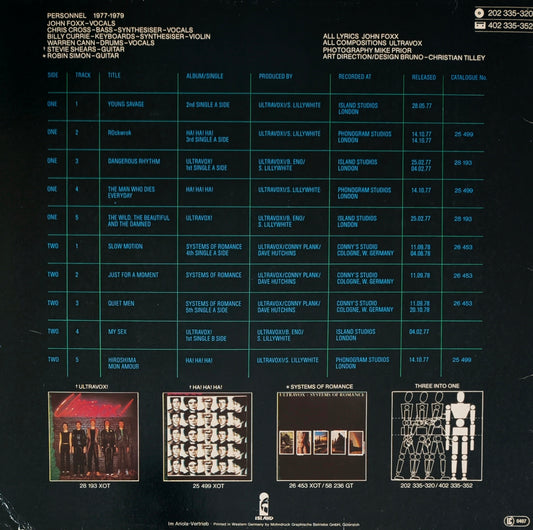 ULTRAVOX - Three Into One