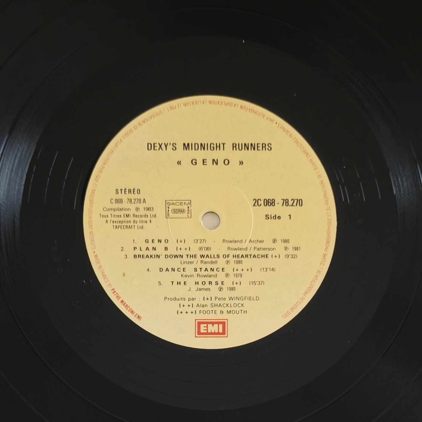 DEXYS MIDNIGHT RUNNERS - Geno