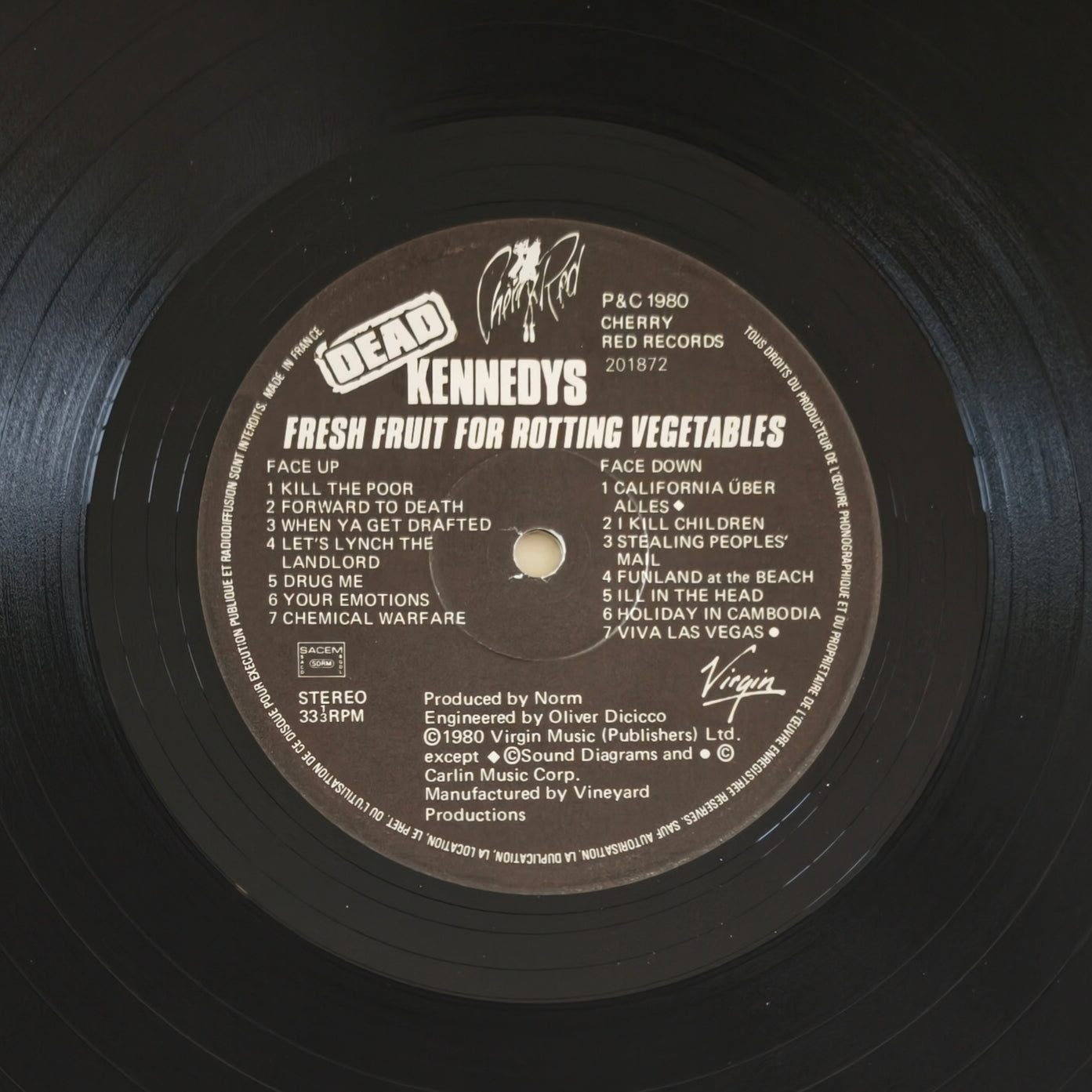 DEAD KENNEDYS - Fresh Fruit For Rotting Vegetables