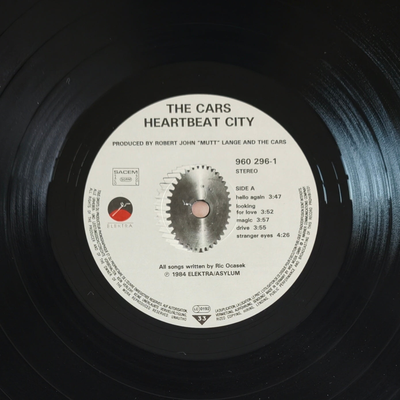 THE CARS - Heartbeat City