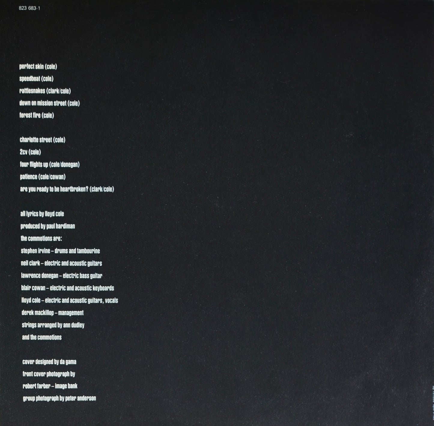 LLOYD COLE AND THE COMMOTIONS - Rattlesnakes