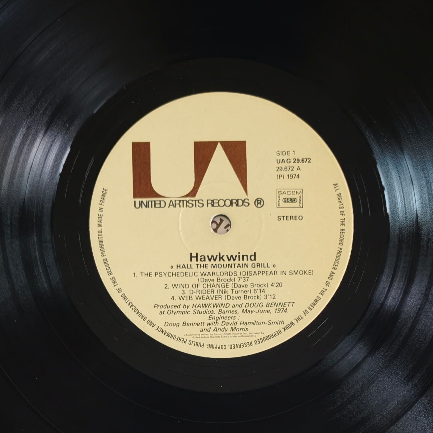 HAWKWIND - Hall Of The Mountain Grill