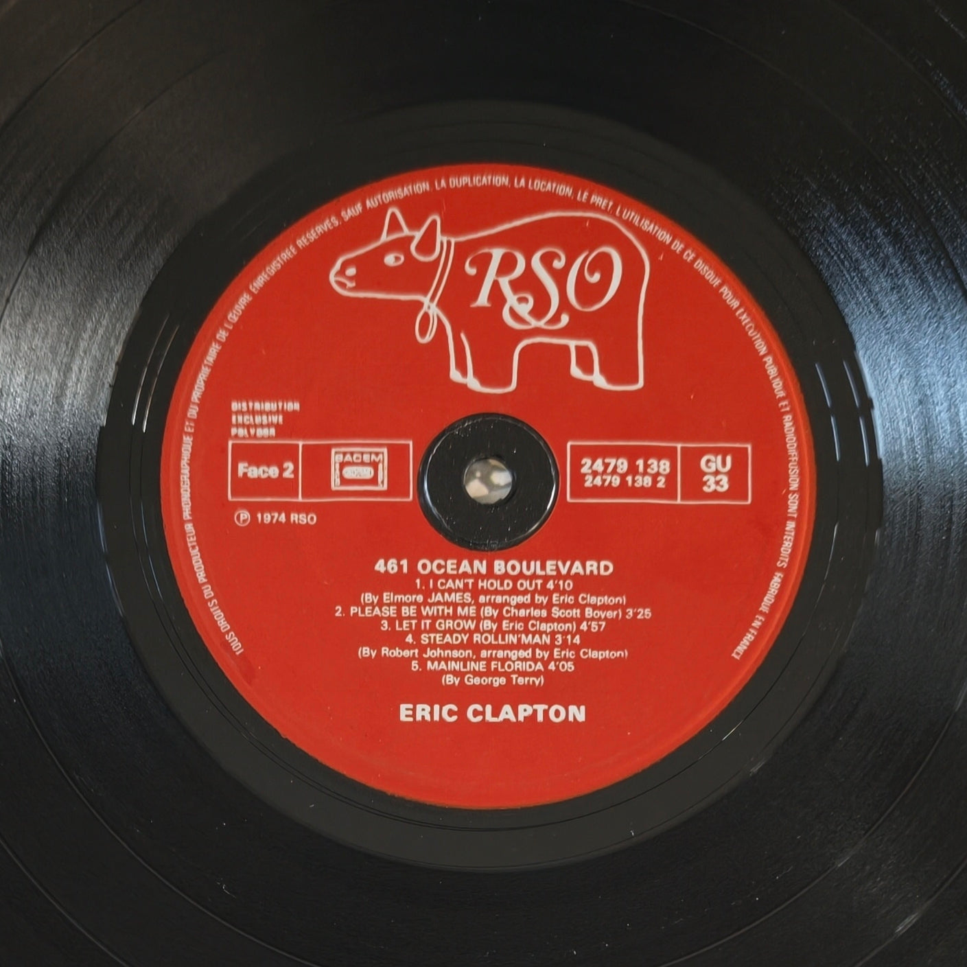 ERIC CLAPTON - 461 Ocean Boulevard