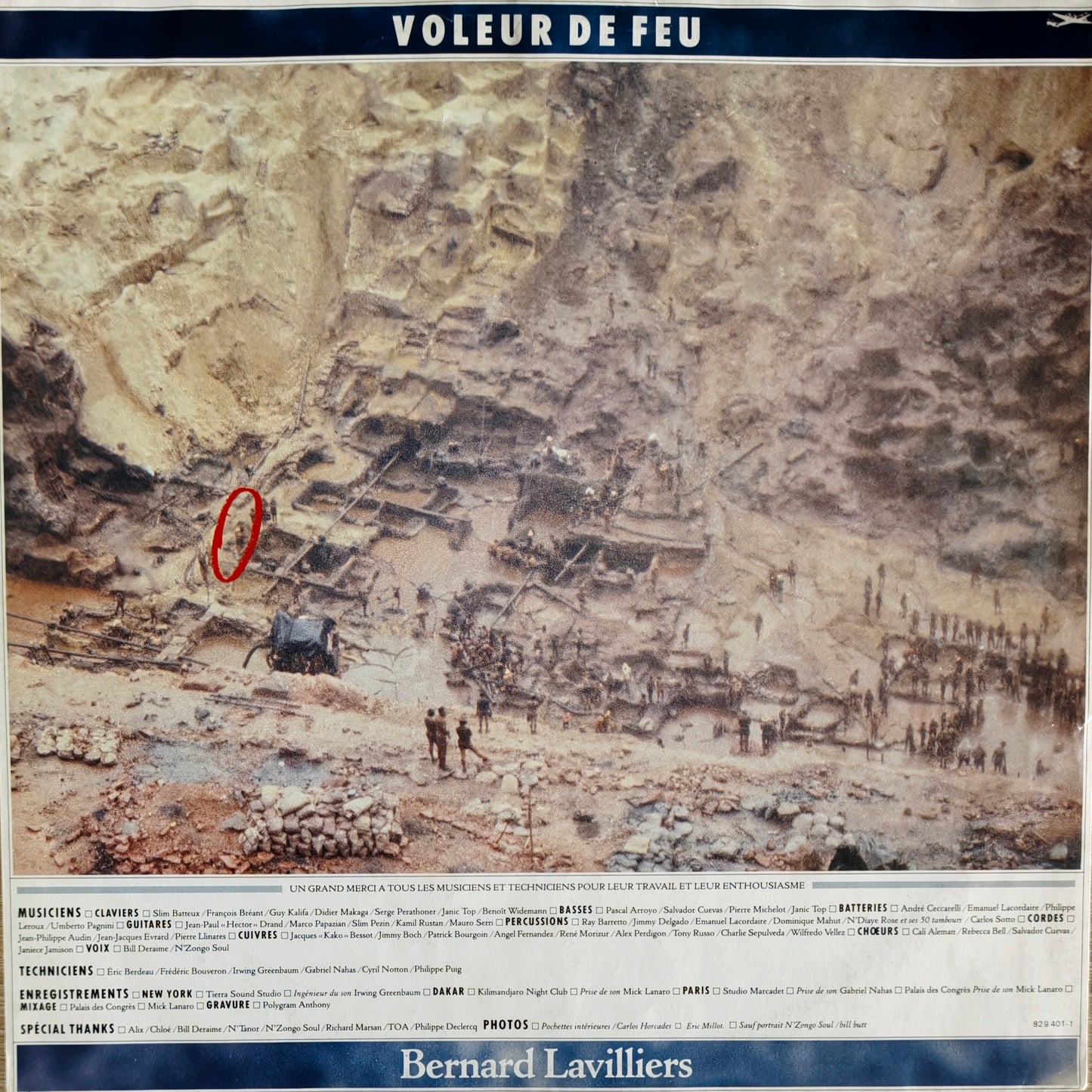 BERNARD LAVILLIERS - Voleur De Feu