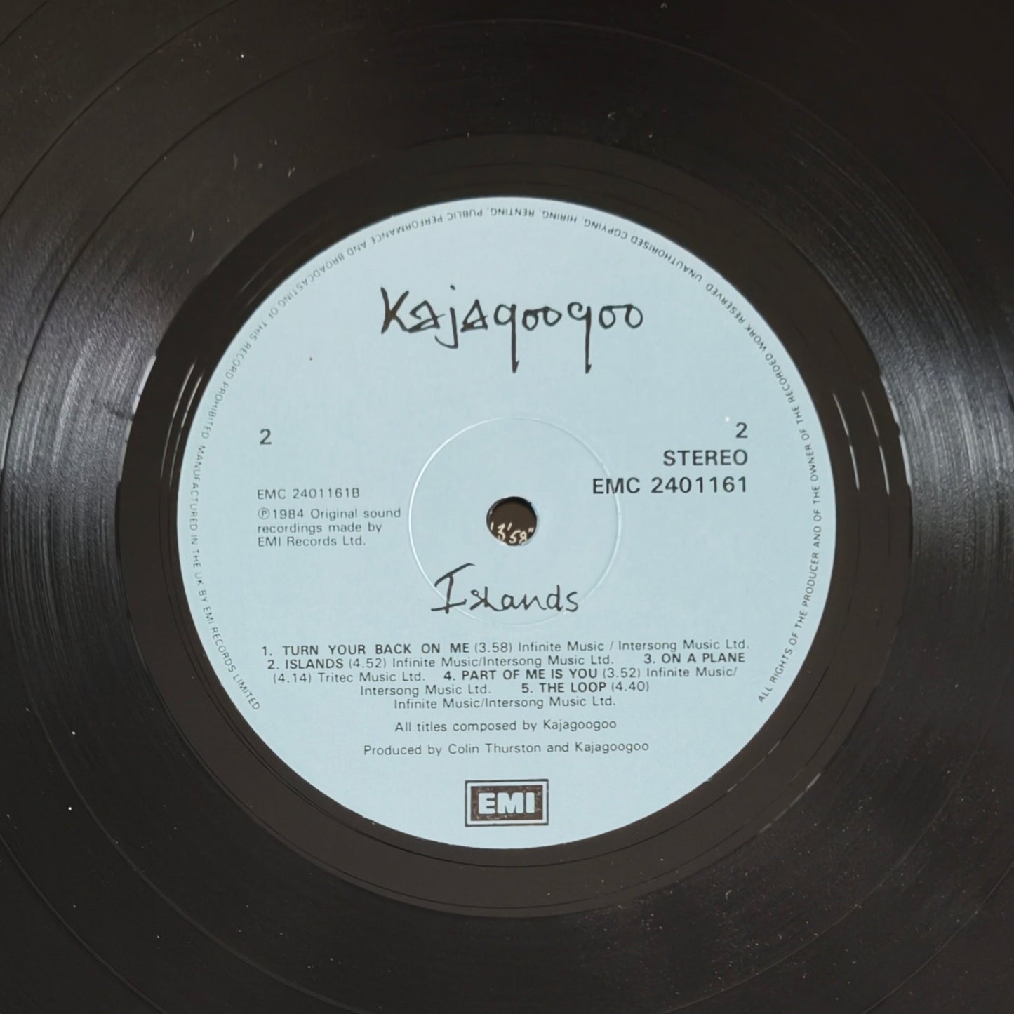 KAJAGOOGOO - Islands (Pressage UK)