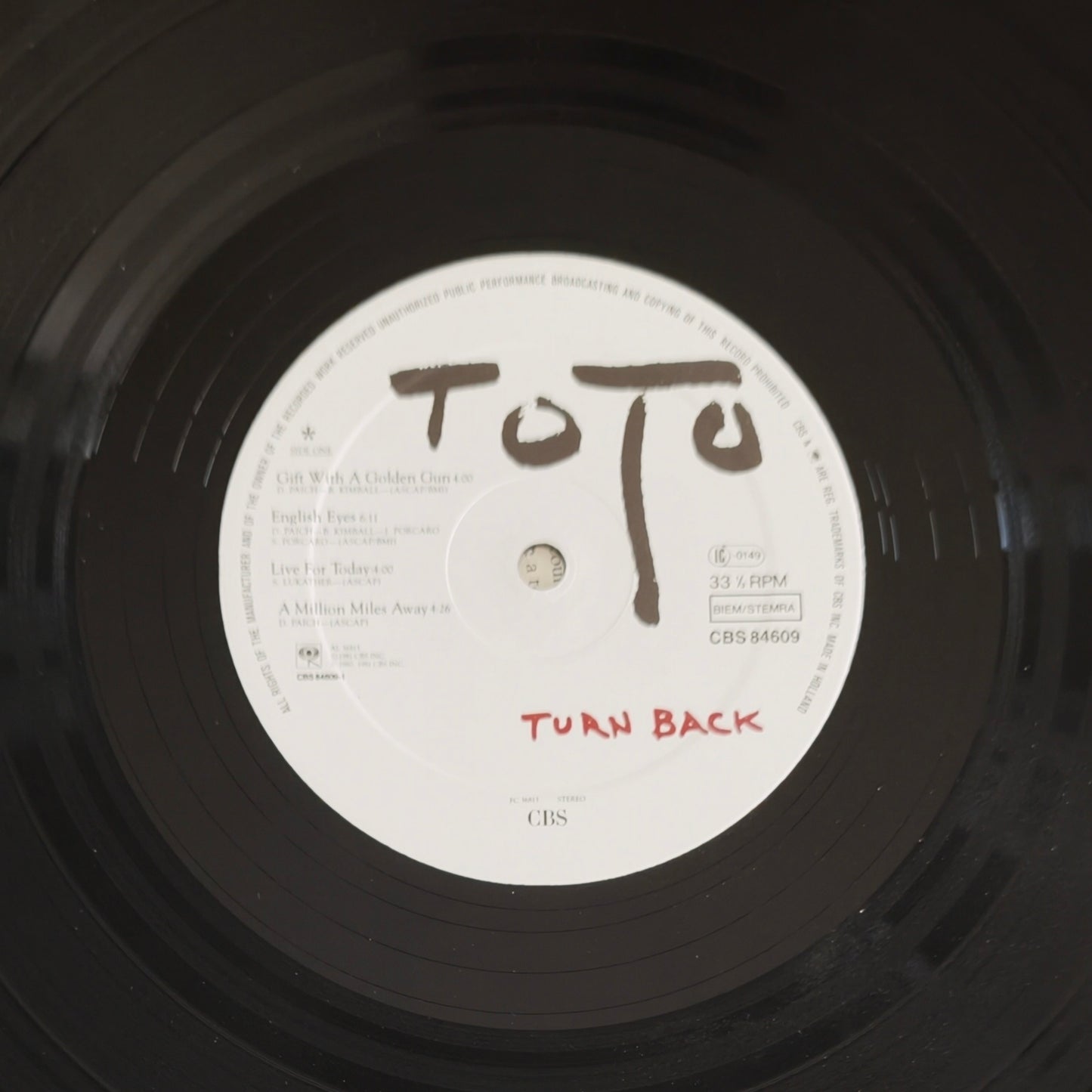 TOTO - Turn Back