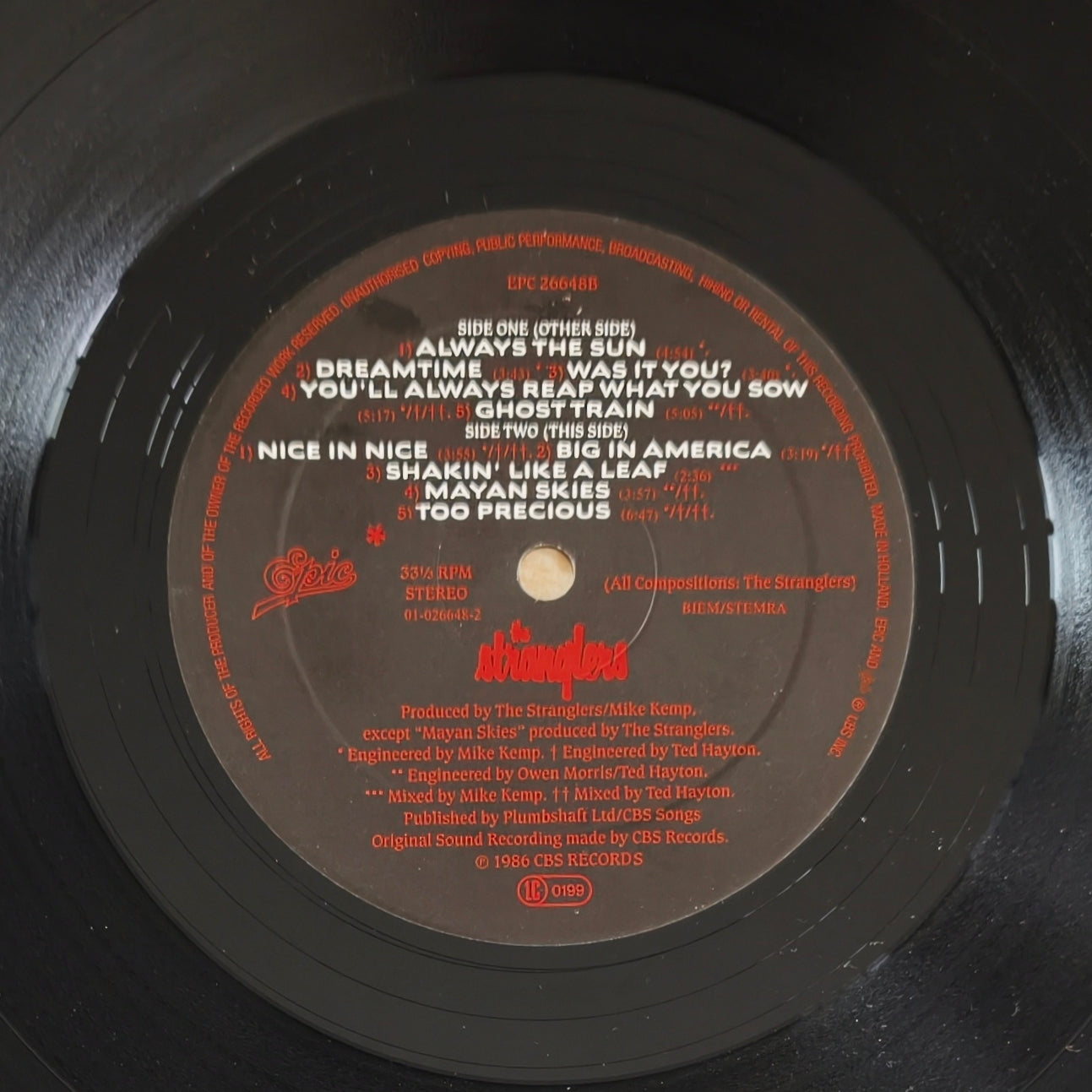 THE STRANGLERS - Dreamtime
