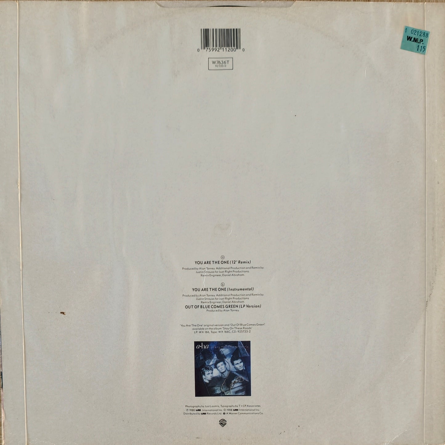 A-HA - You Are The One (12" Remix) (Pressage UK)