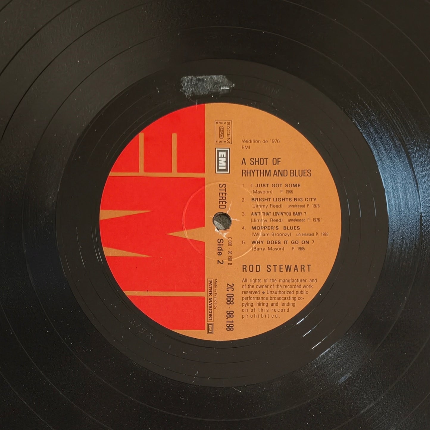ROD STEWART - A Shot Of Rhythm And Blues