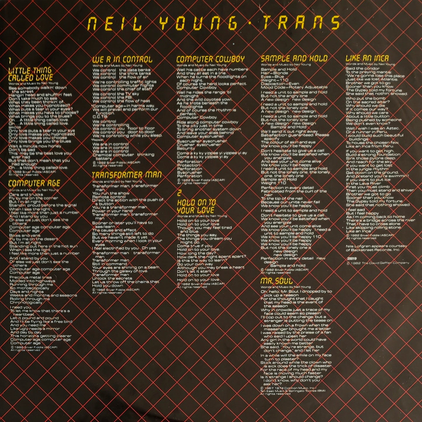 NEIL YOUNG - Trans
