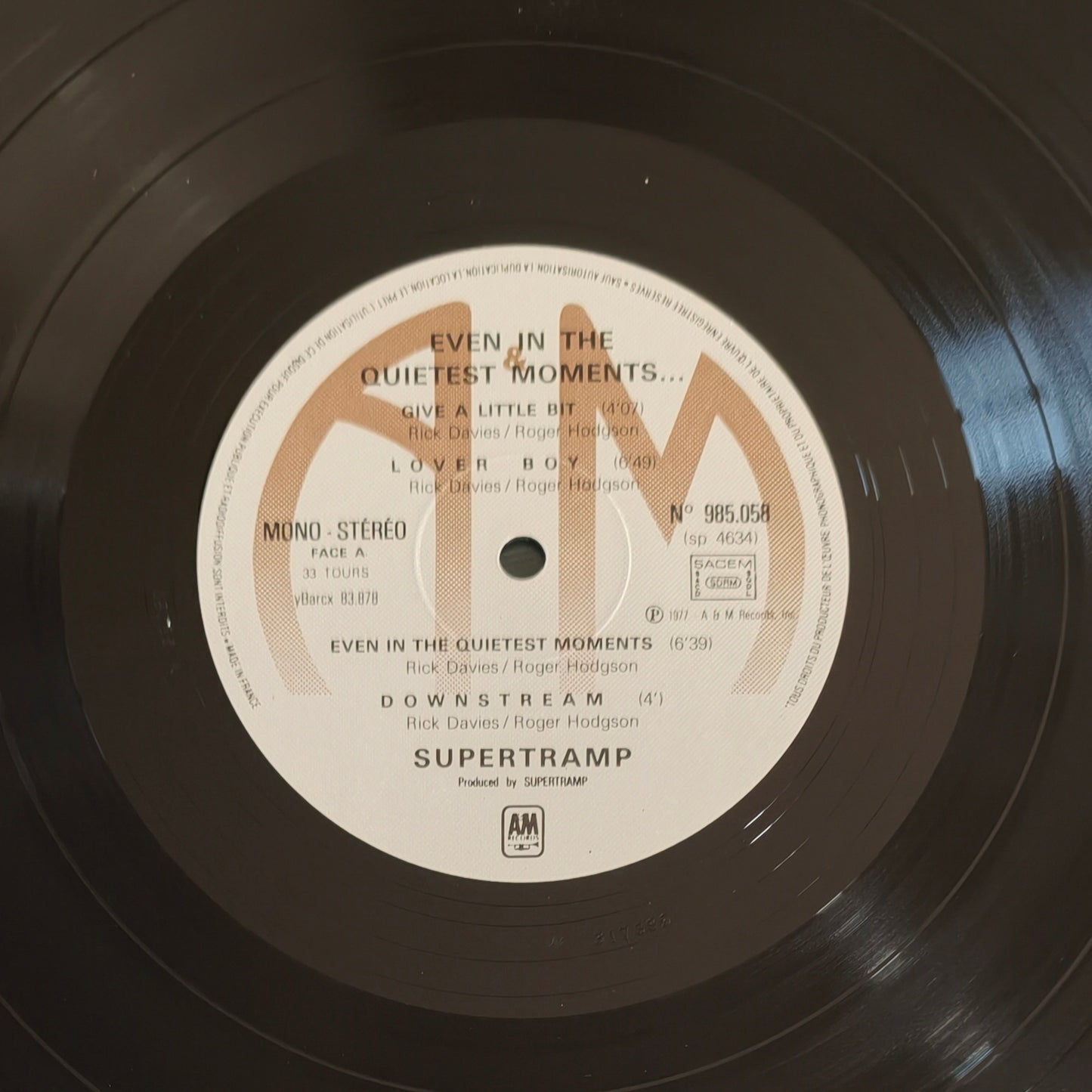 SUPERTRAMP - Even In The Quietest Moments...