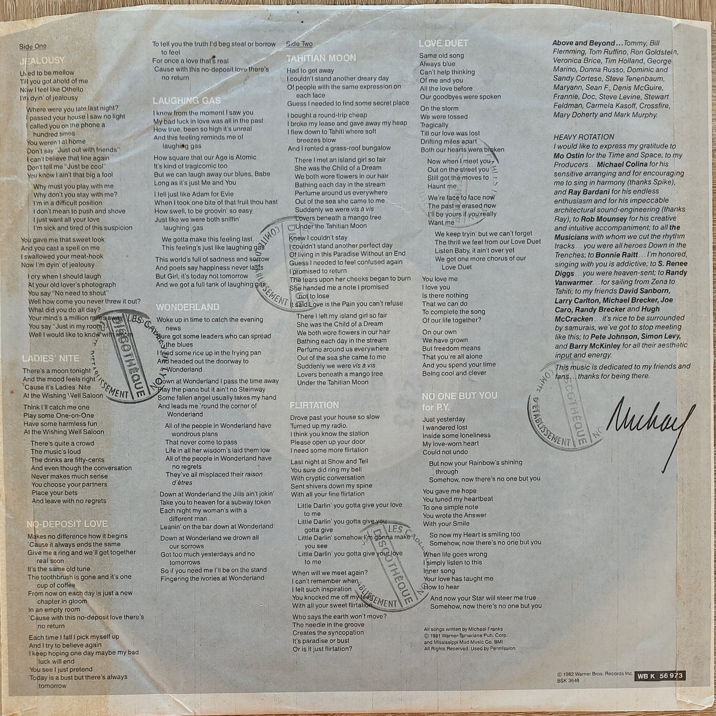 MICHAEL FRANKS - Objects Of Desire