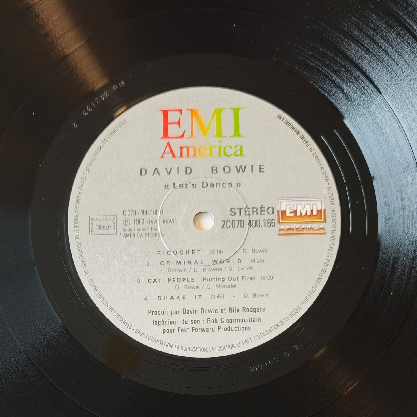 DAVID BOWIE - Let's Dance