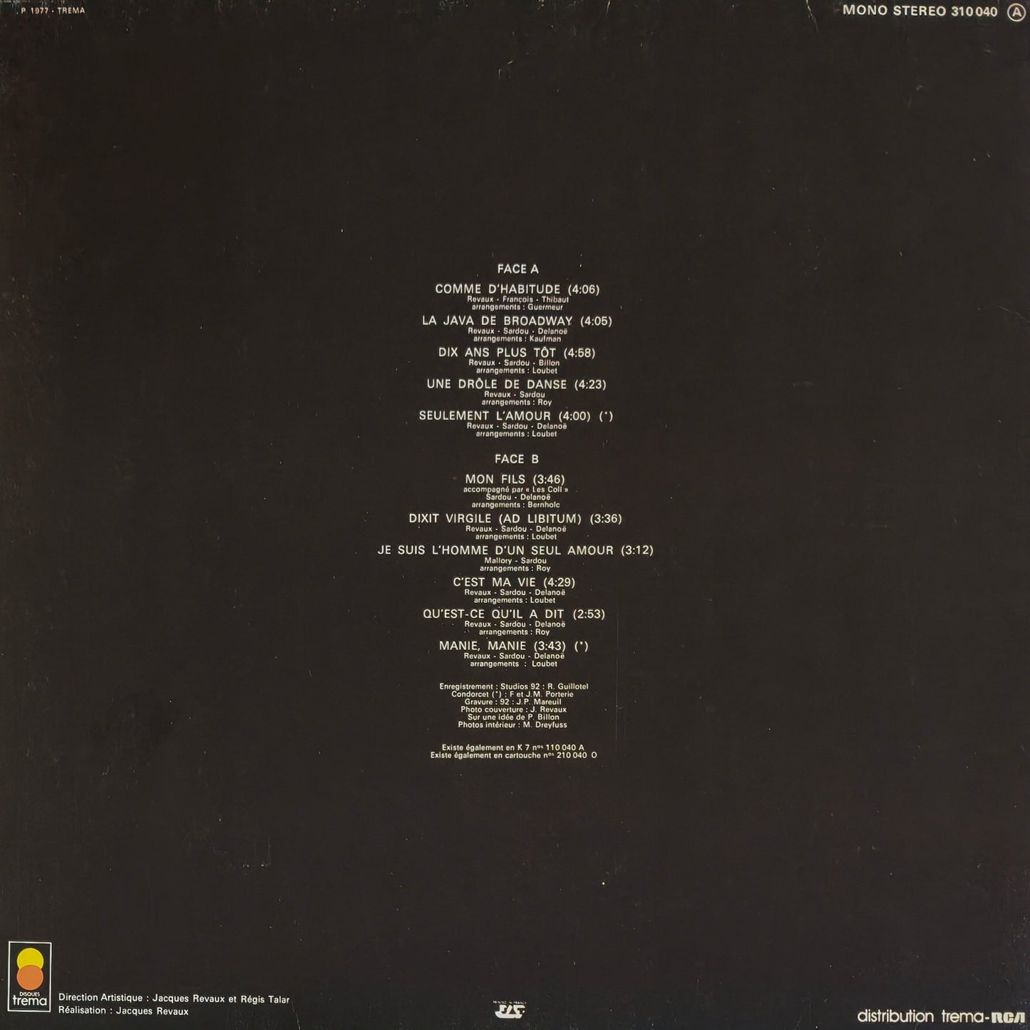 MICHEL SARDOU - La java de Broadway
