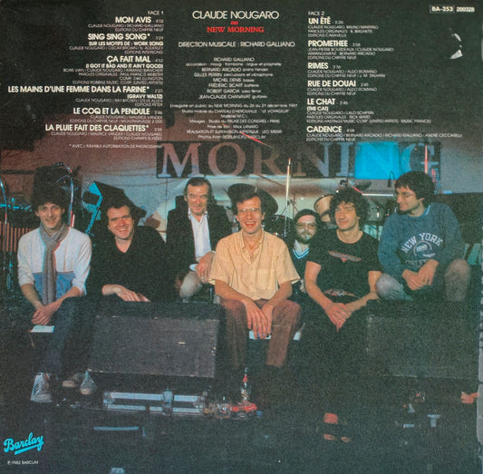 CLAUDE NOUGARO - Au New Morning