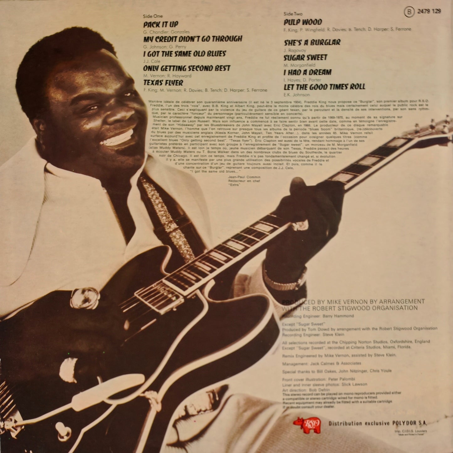 FREDDIE KING - Burglar