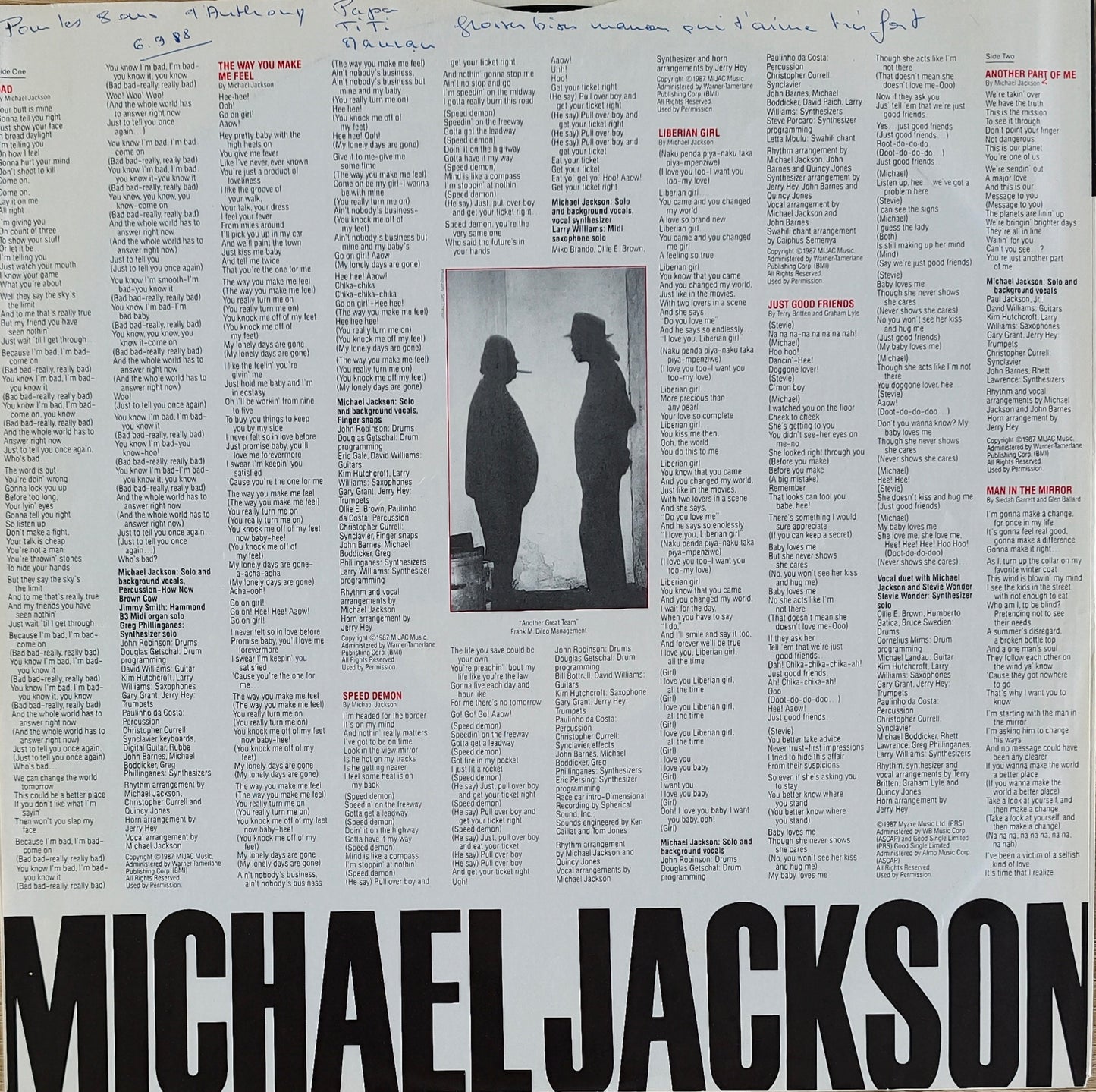 MICHAEL JACKSON - Bad