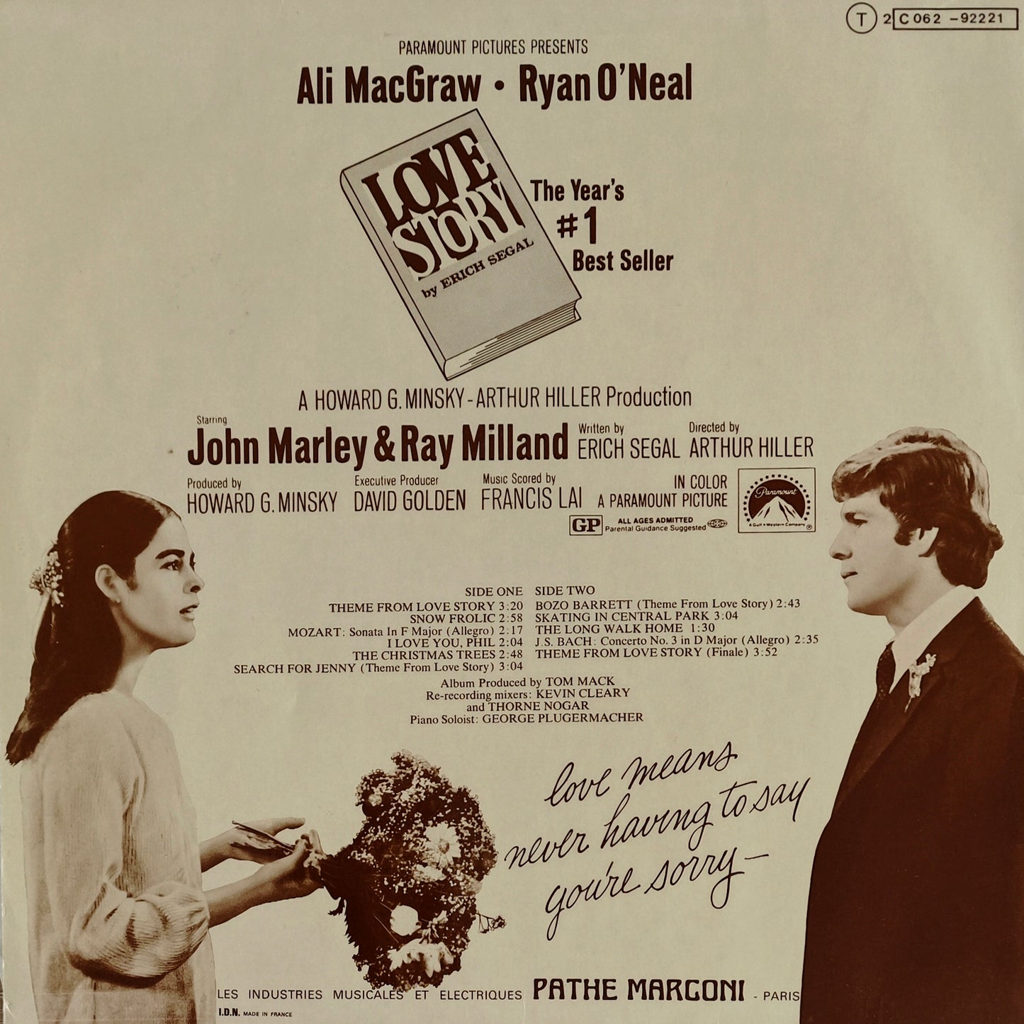 FRANCIS LAI - Love Story (Music From The Original Soundtrack)