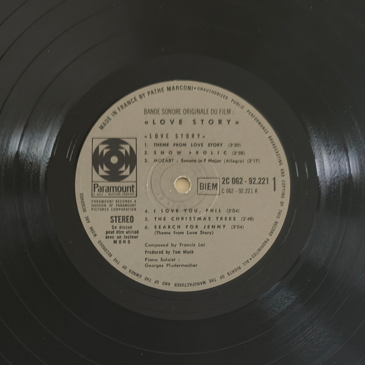 FRANCIS LAI - Love Story (Music From The Original Soundtrack)