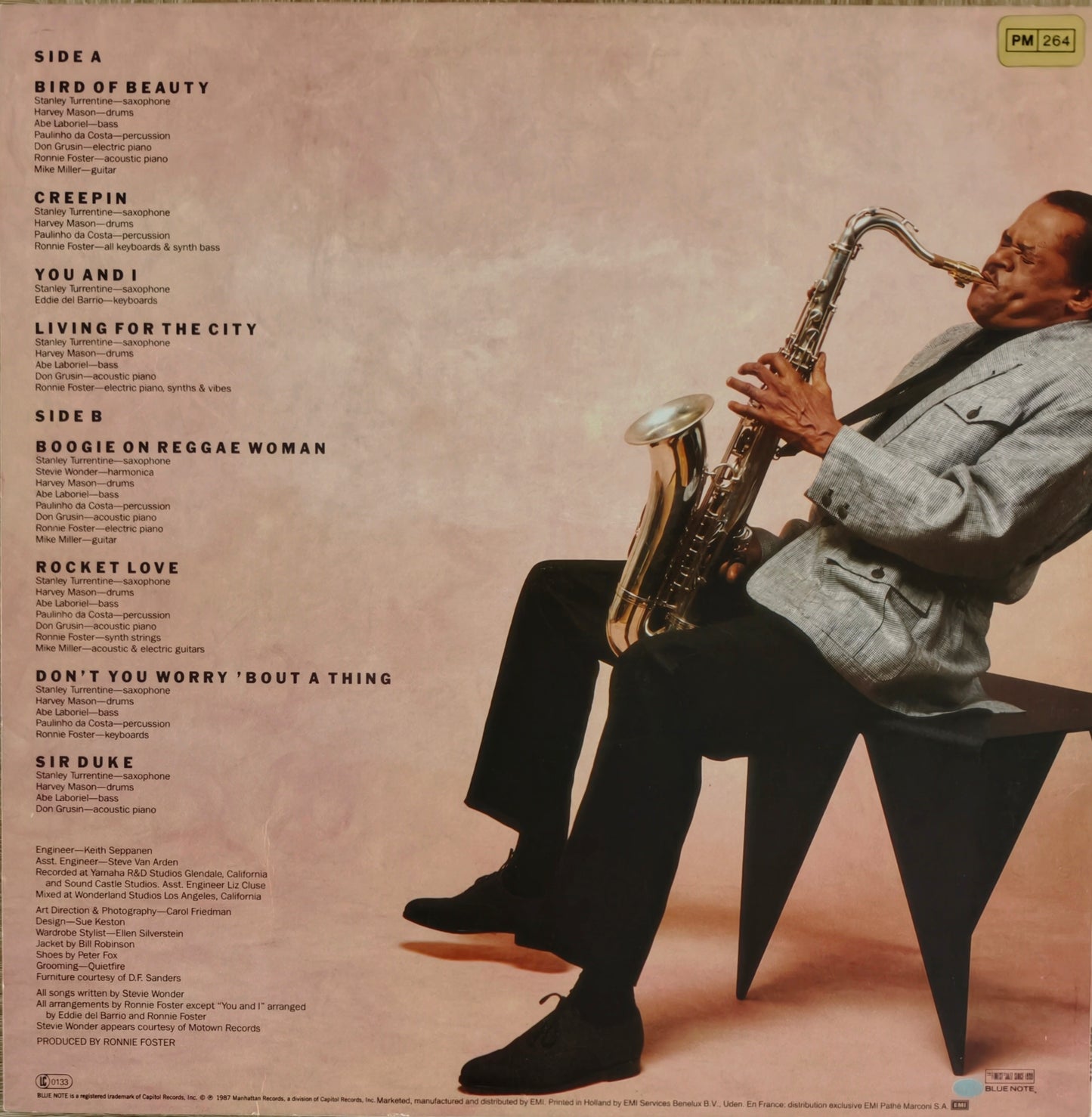 STANLEY TURRENTINE - Wonderland Stanley Turrentine Plays The Music Of Stevie Wonder