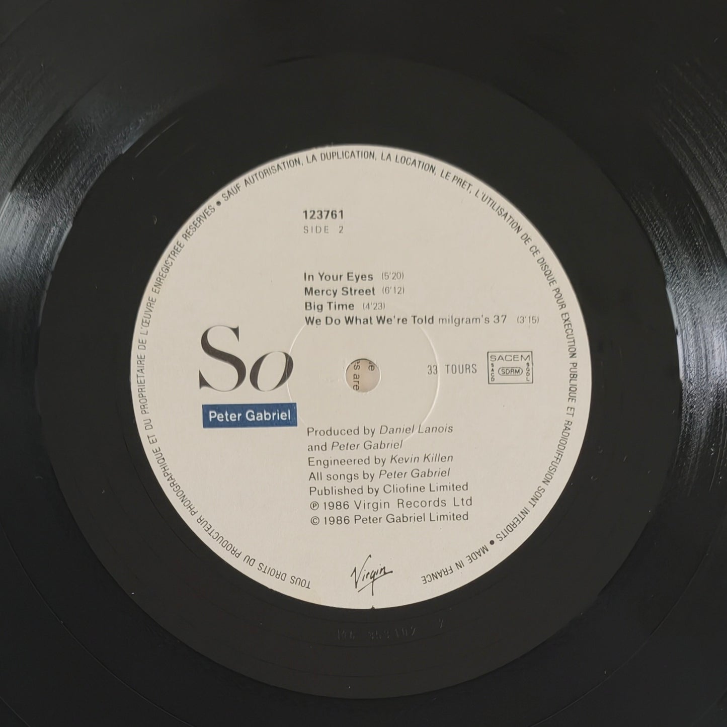 PETER GABRIEL - So