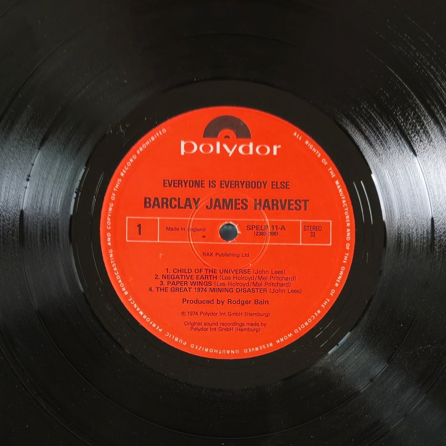 BARCLAY JAMES HARVEST - Everyone Is Everybody Else (Pressage UK)