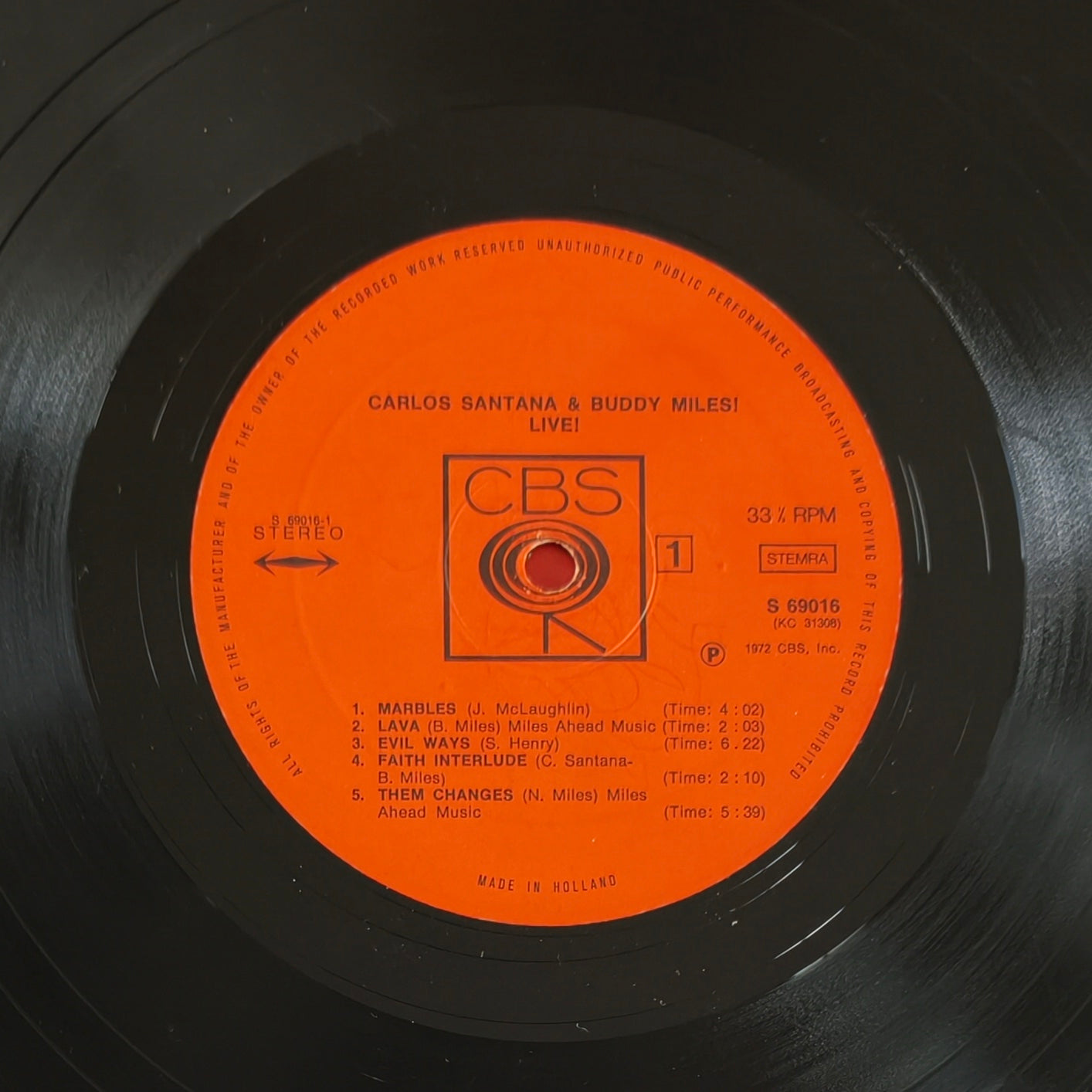 CARLOS SANTANA & BUDDY MILES - Carlos Santana & Buddy Miles! Live!