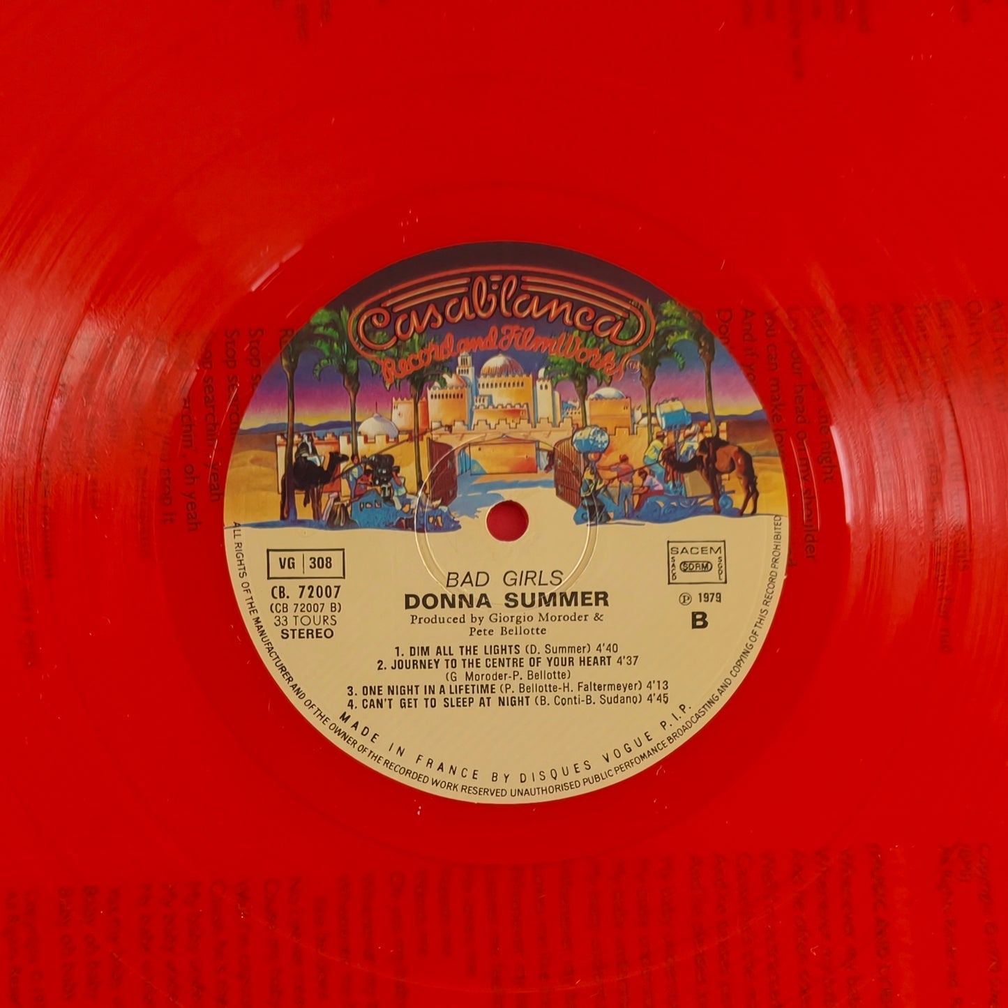 DONNA SUMMER - Bad Girls (Limited Edition disque Orange)