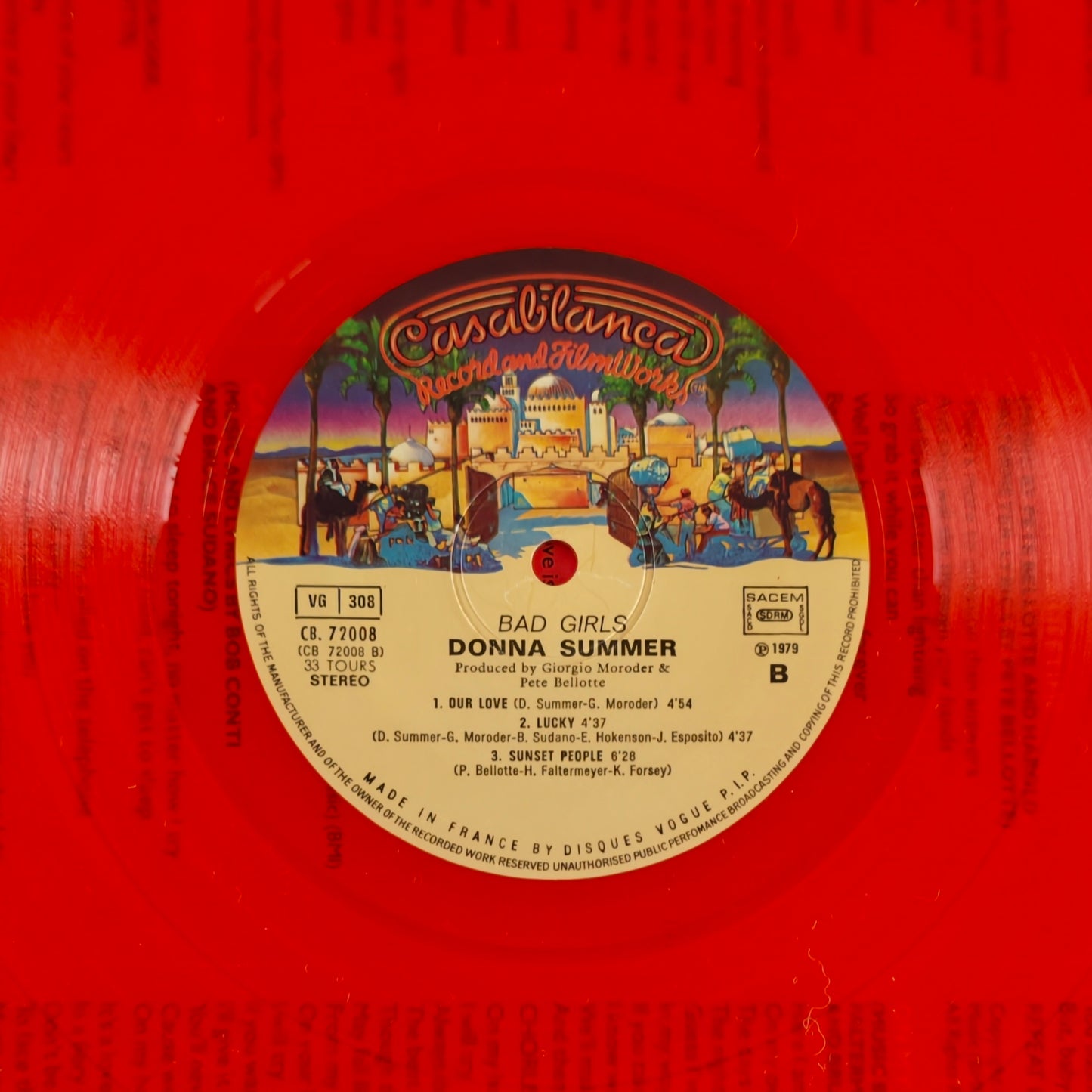 DONNA SUMMER - Bad Girls (Limited Edition disque Orange)