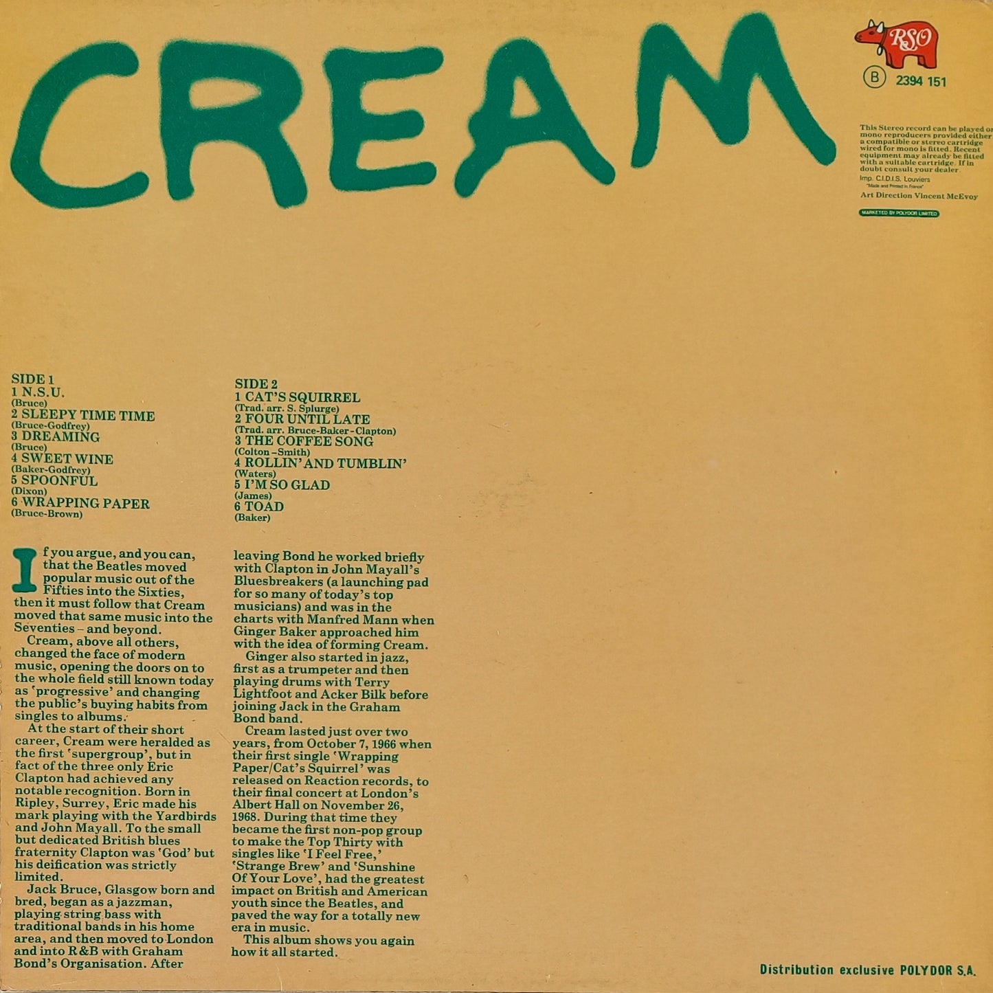 CREAM - Fresh Cream