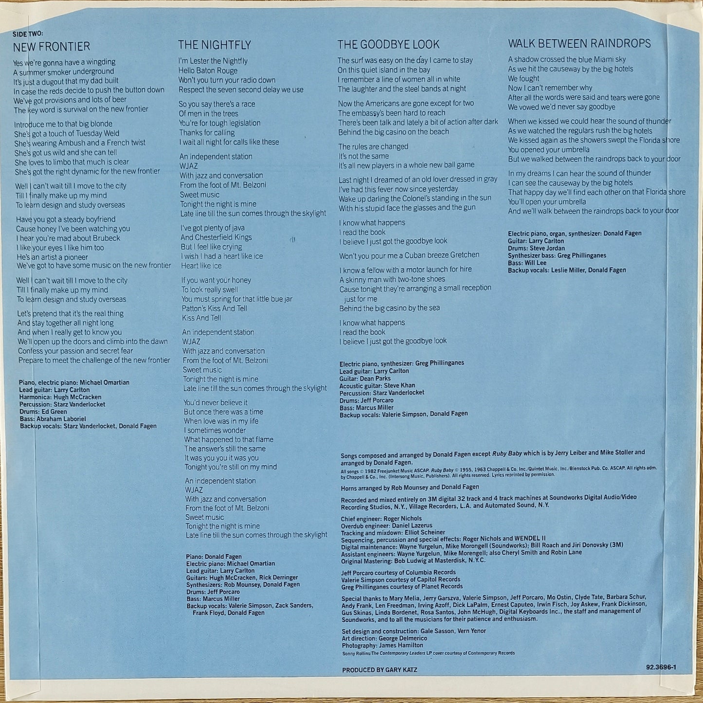 DONALD FAGEN - The Nightfly