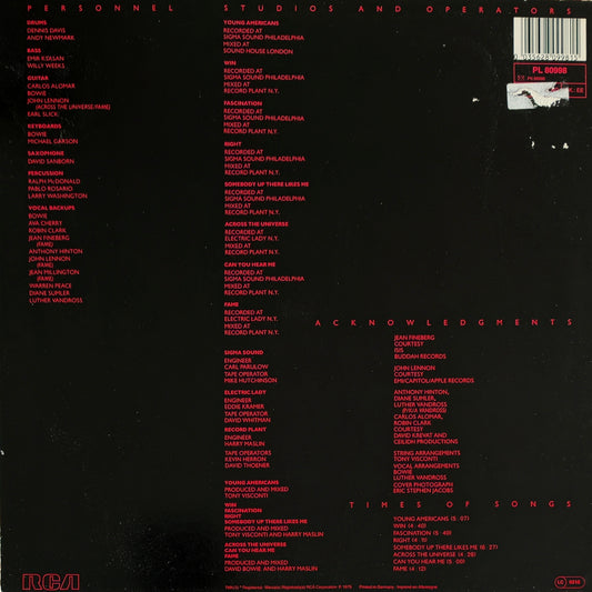 DAVID BOWIE - Young Americans