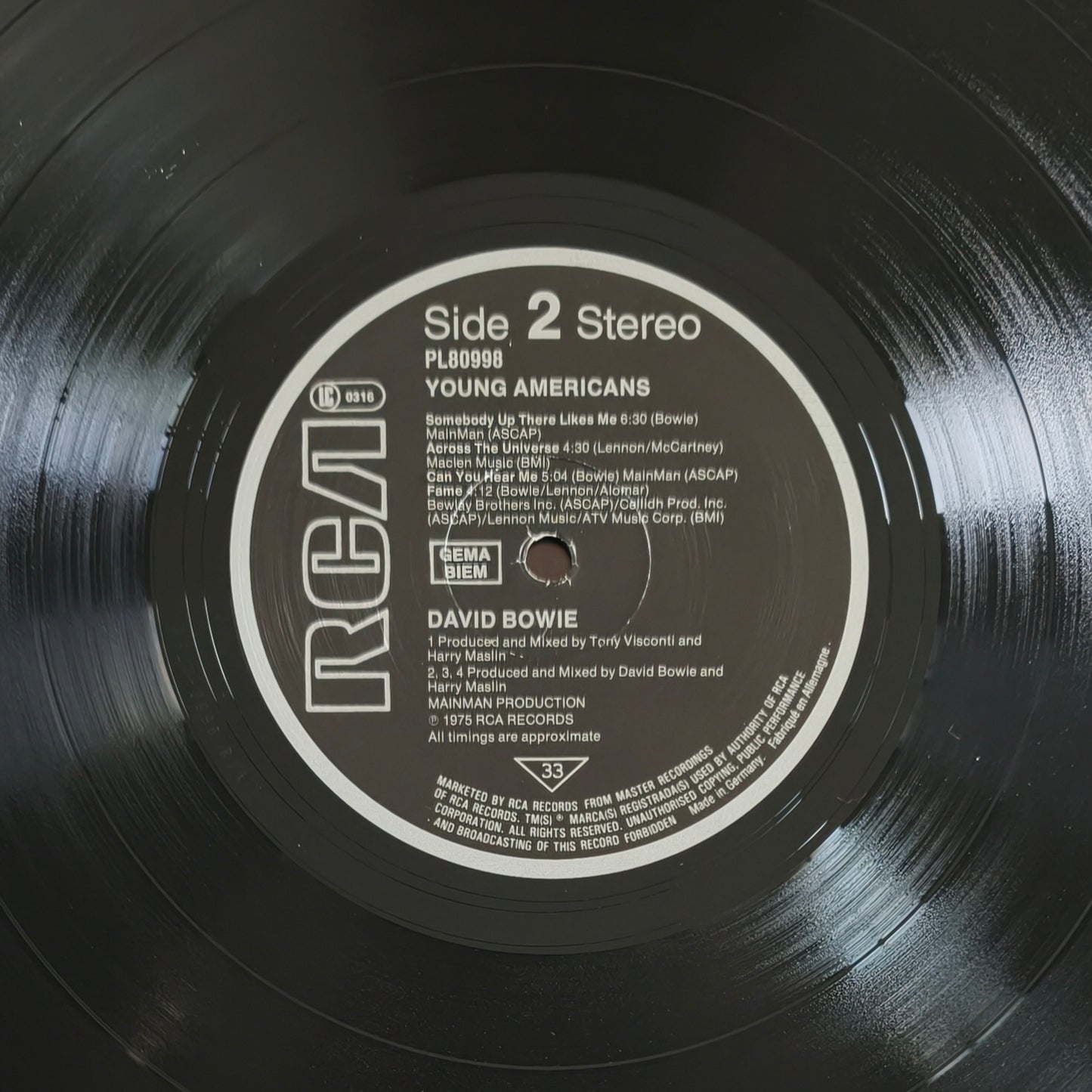 DAVID BOWIE - Young Americans