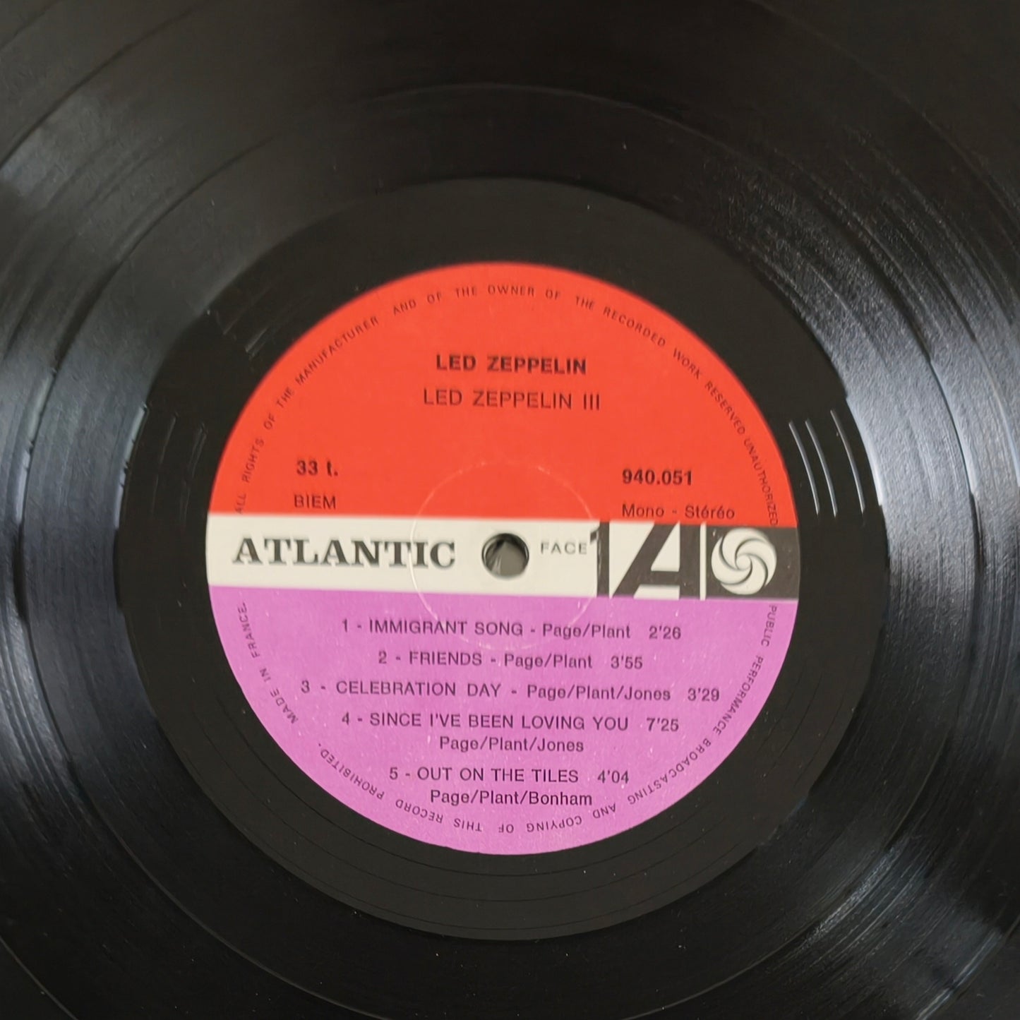 LED ZEPPELIN - Led Zeppelin III