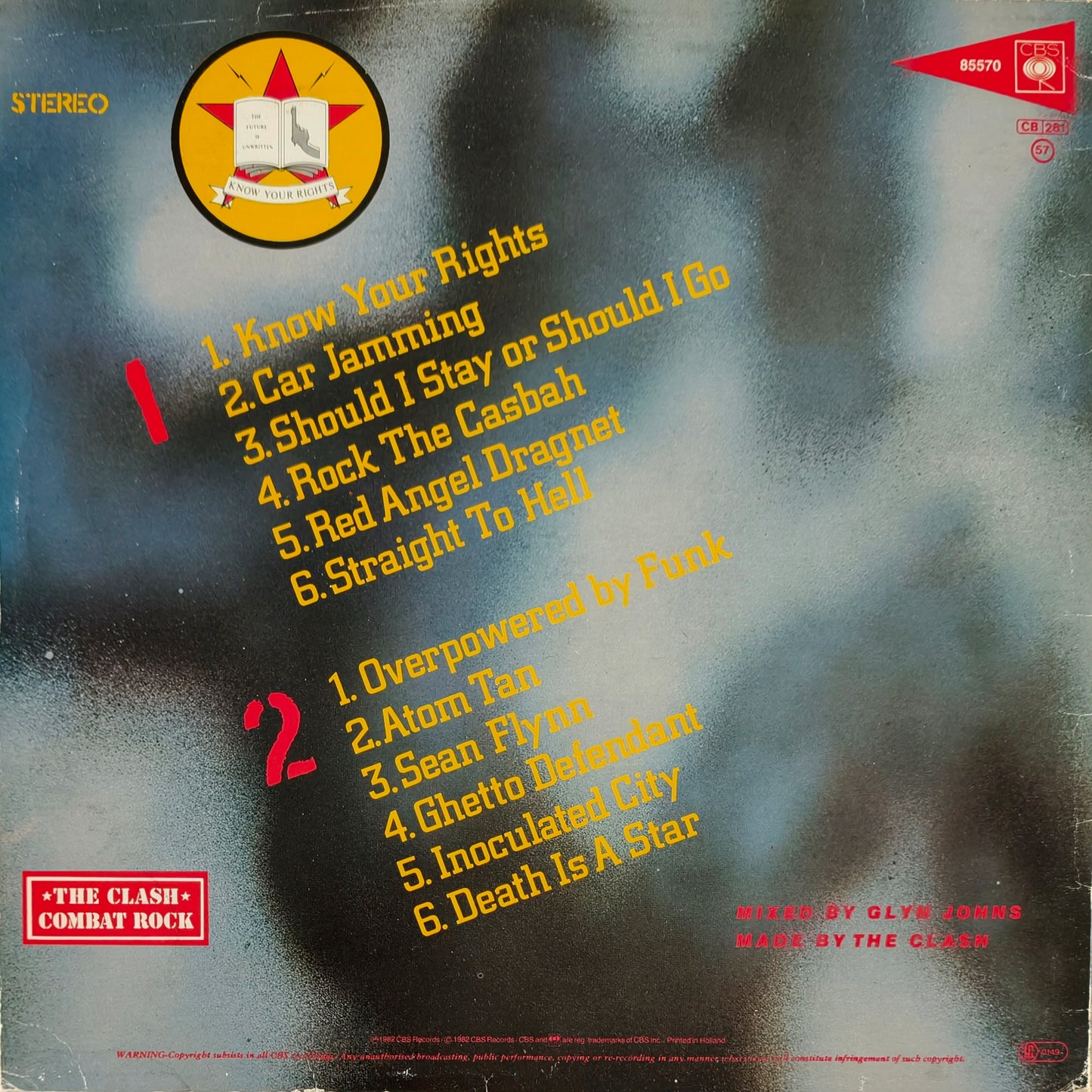 THE CLASH -  Combat Rock