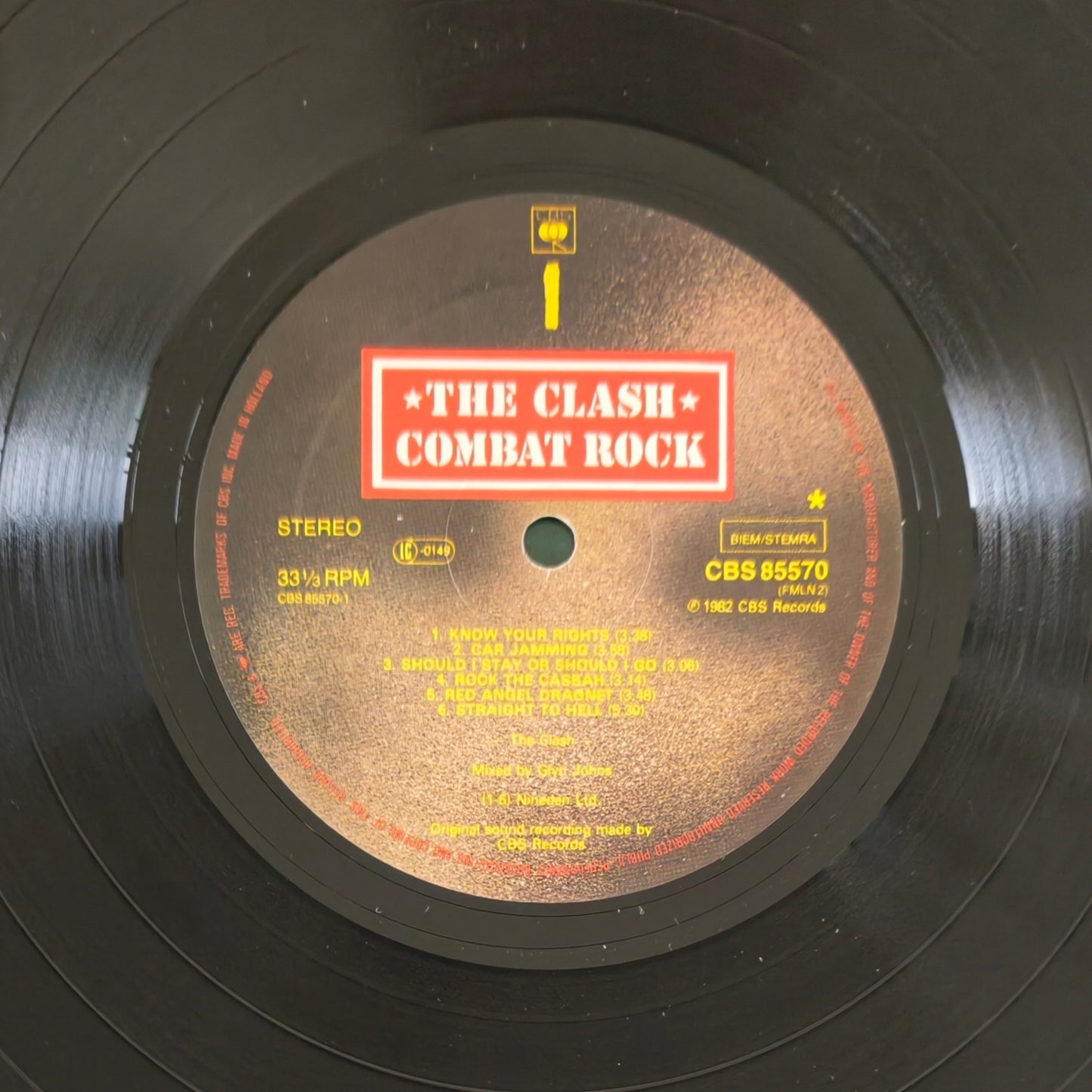 THE CLASH -  Combat Rock