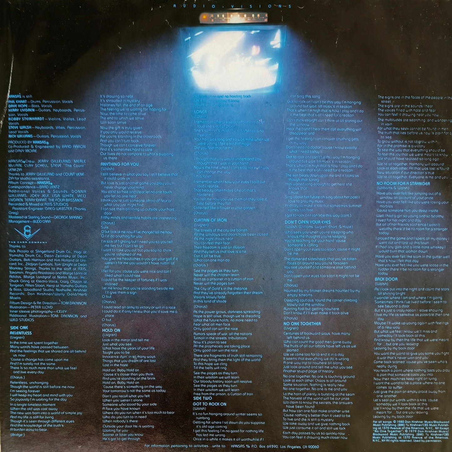 KANSAS - Audio Visions