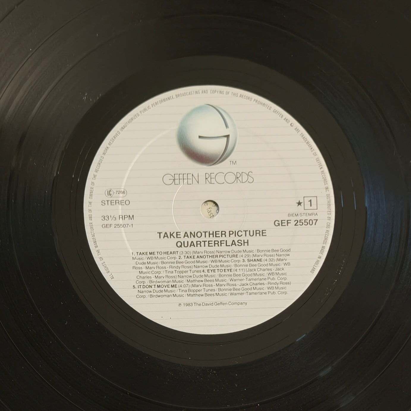 QUARTERFLASH - Take Another Picture