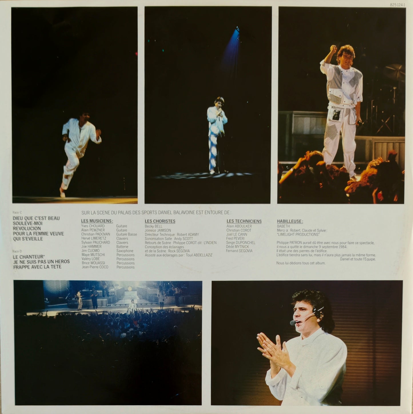 DANIEL BALAVOINE - Au Palais Des Sports