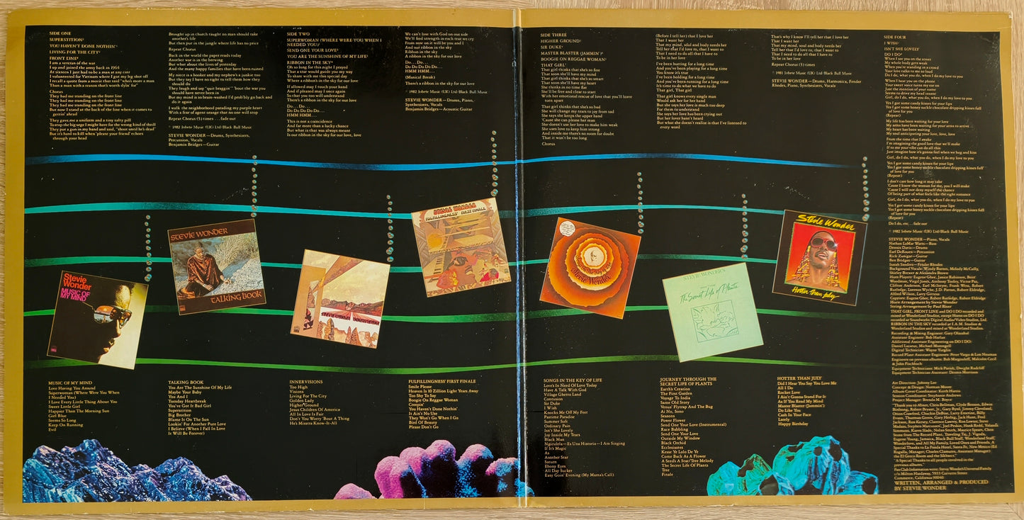 STEVIE WONDER - Stevie Wonder's Original Musiquarium 1 (Pressage UK)