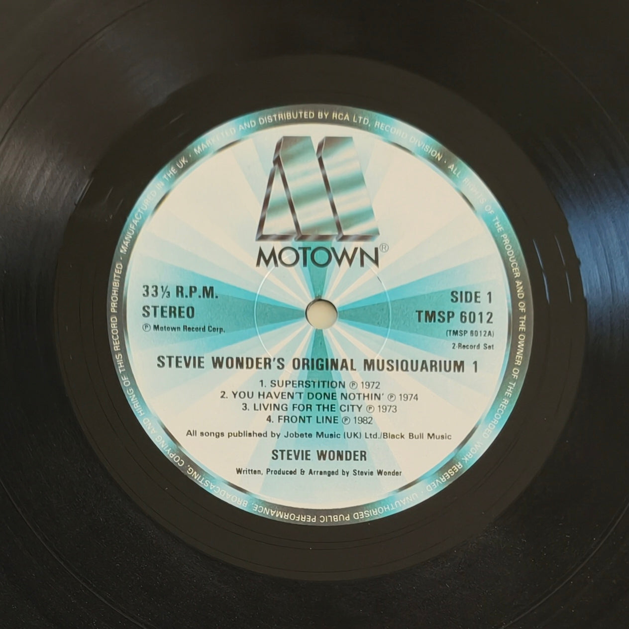 STEVIE WONDER - Stevie Wonder's Original Musiquarium 1 (Pressage UK)