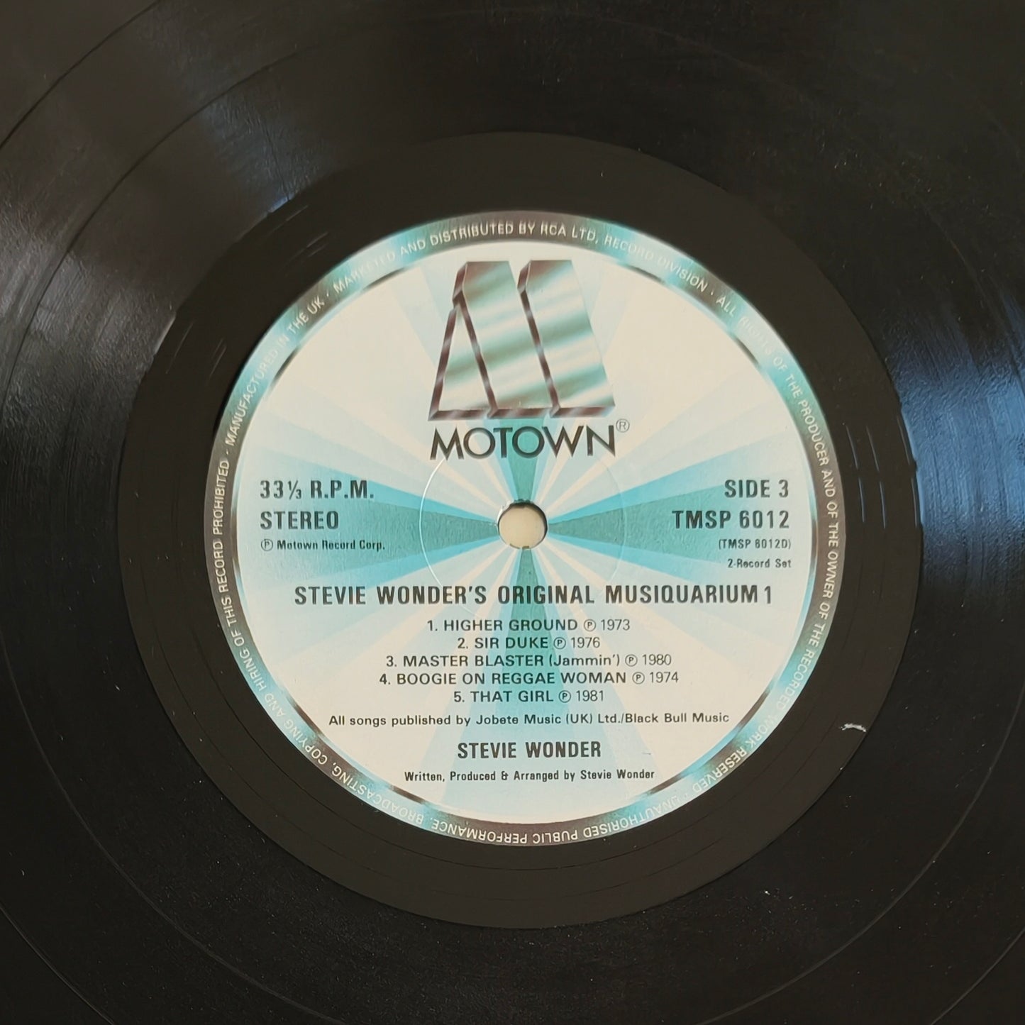 STEVIE WONDER - Stevie Wonder's Original Musiquarium 1 (Pressage UK)