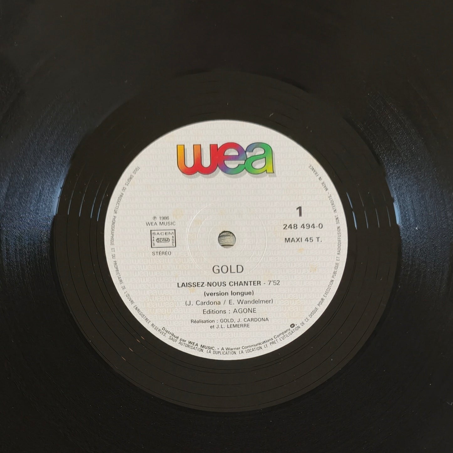 GOLD - Laissez-Nous Chanter