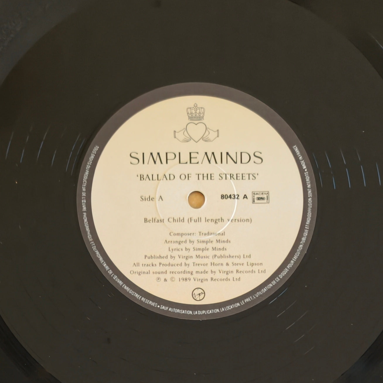 SIMPLE MINDS - Ballad Of The Streets