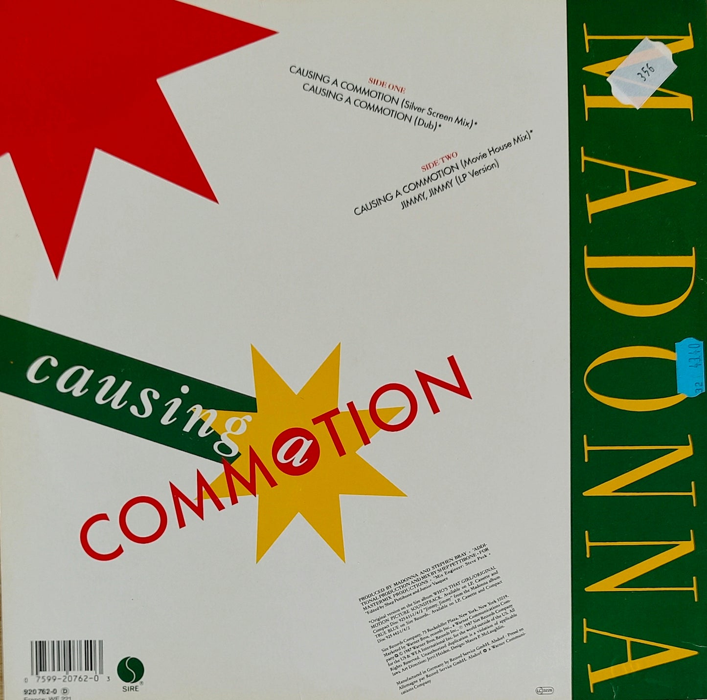 MADONNA - Causing A Commotion