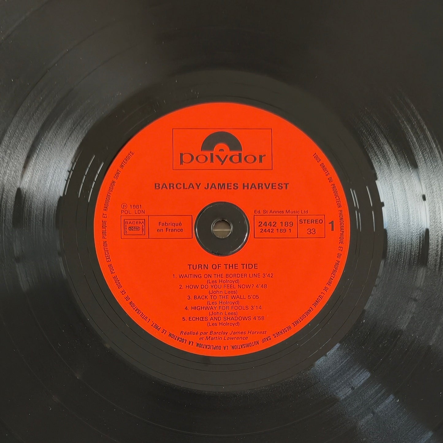 BARCLAY JAMES HARVEST - Turn of the Tide