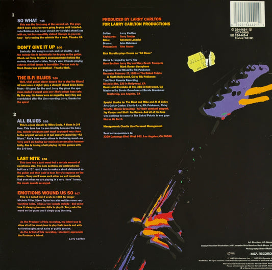 LARRY CARLTON - Last Nite