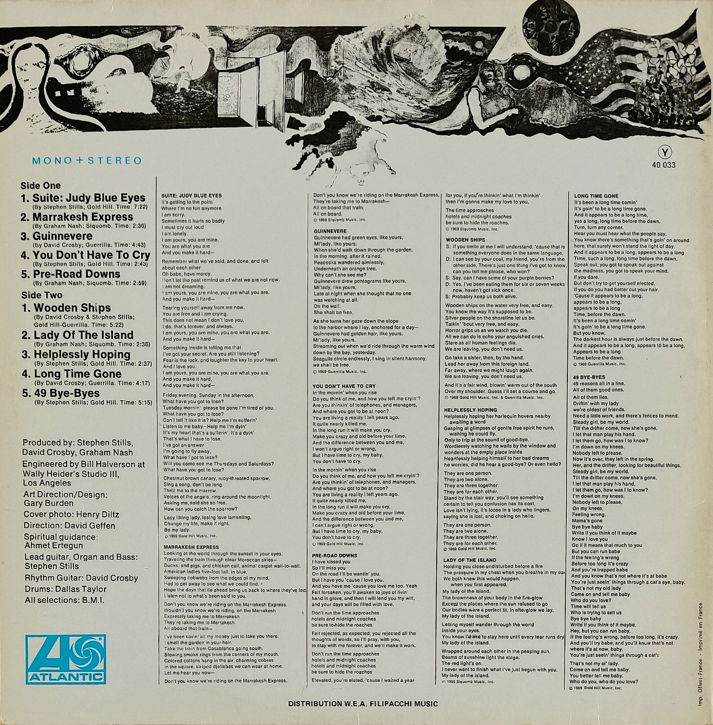 CROSBY, STILLS & NASH - Crosby, Stills & Nash