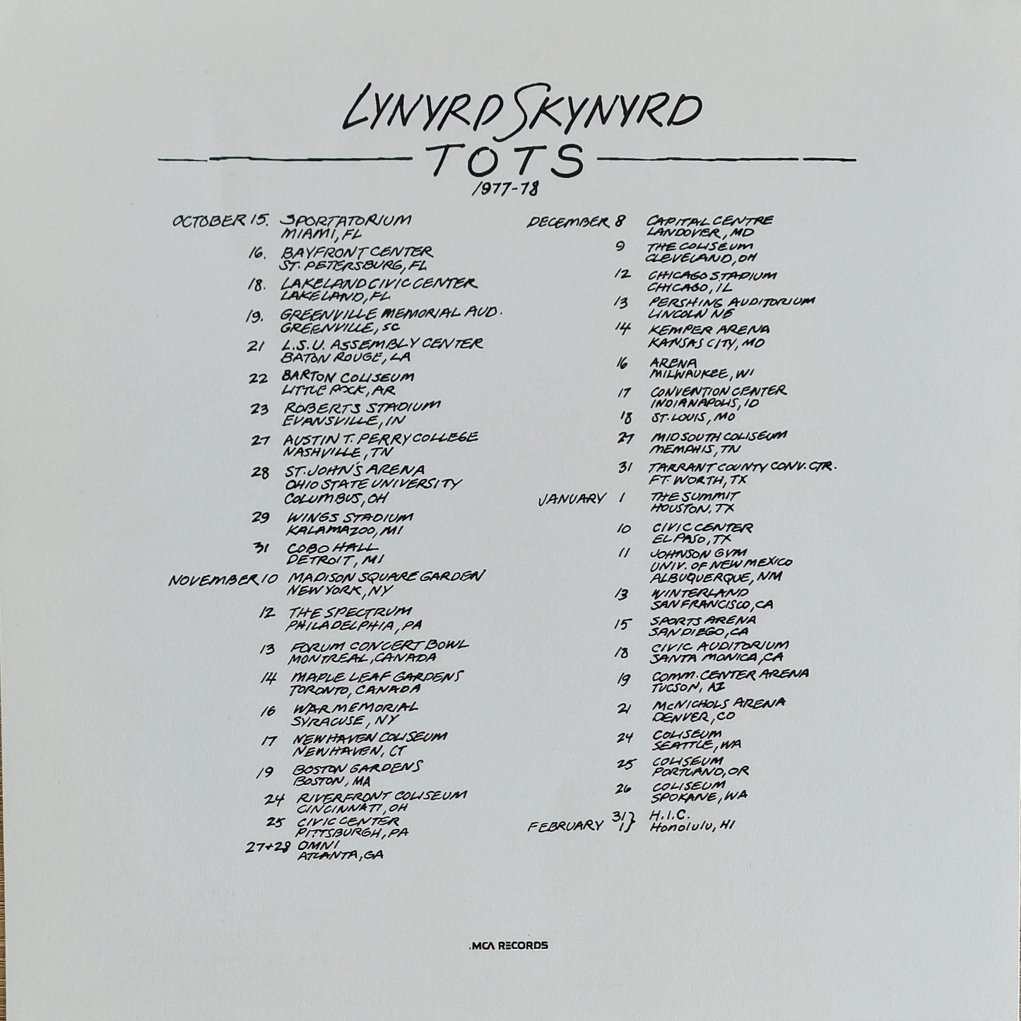 LYNYRD SKYNYRD - Street Survivors